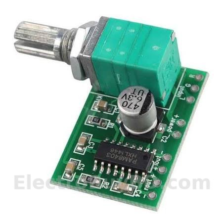 PAM8403 Mini Amplifier Module Operating voltage: 2.5V-5.5V