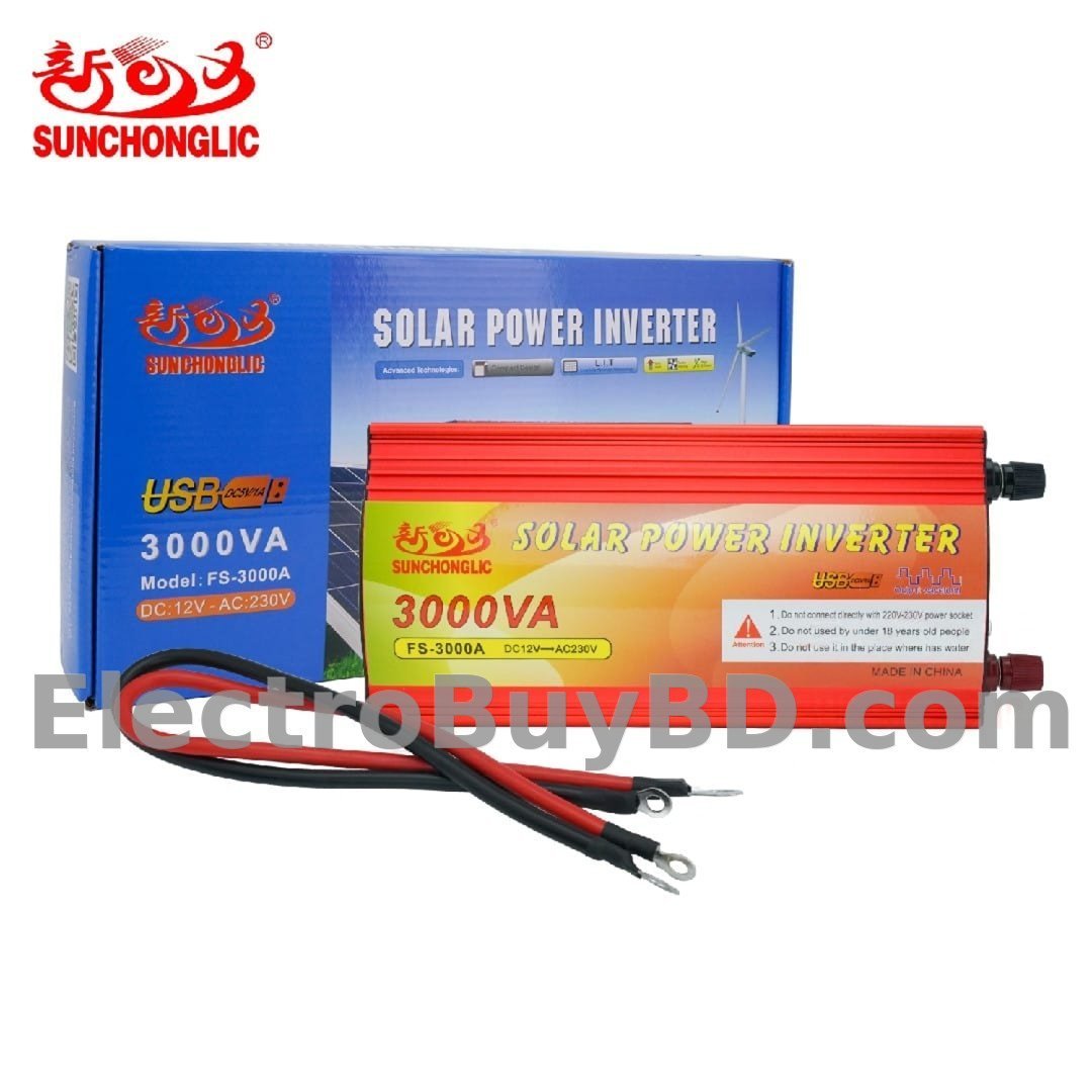 Sunchonglic 12volt to 230volt Ac 3000VA Solar Power Inverter (FS-3000A)