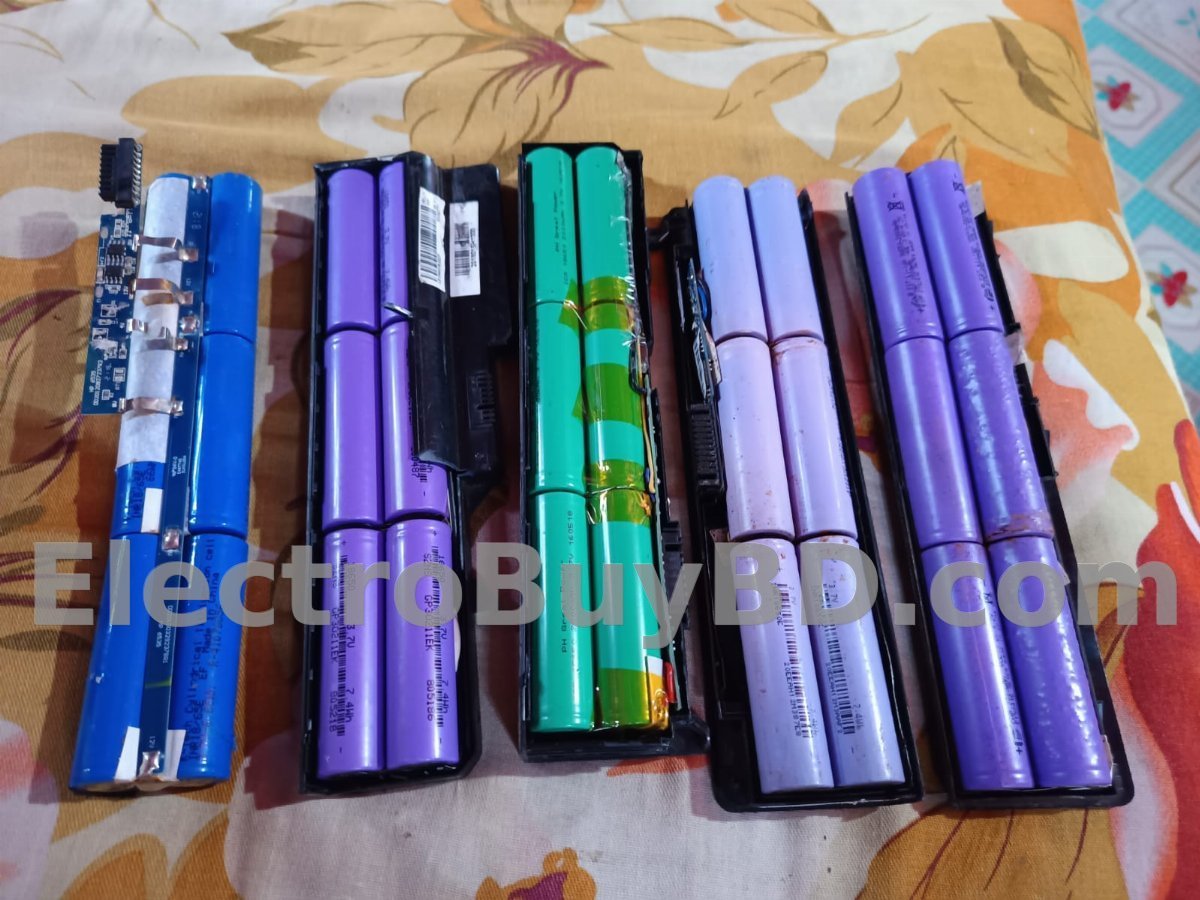 1500–1700mAh 18650 3.7V Lithium-Ion Battery (Laptop Pull) | 1500–1700mAh Capacity Tested | Recovered Li-Ion Cell⁸