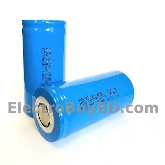 3.2V 6000mAh IFR32700 LiFePO4 Rechargeable Battery High Current 12A Cell
