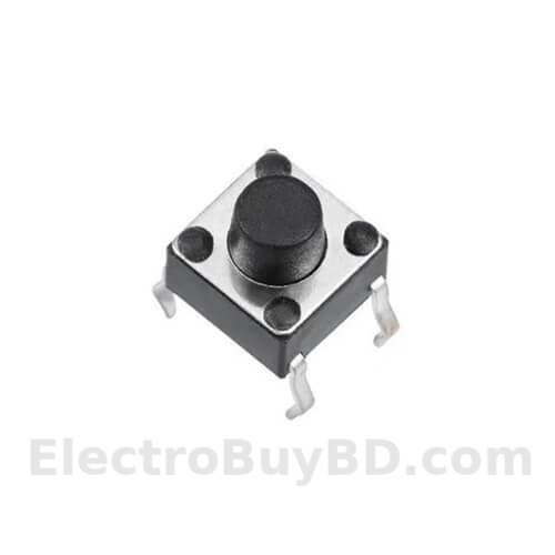 4 Terminals Rubber Push Button Switch for Children Toy