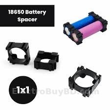 18650 Single Battery Cell Spacer Holder Mount 1-pcs