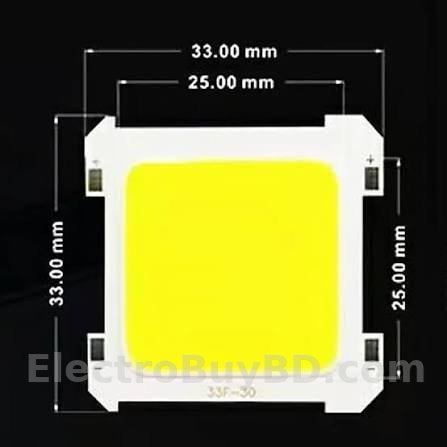 4V 10W Ultra Bright White COB SMD Light Chip 30 LEDs